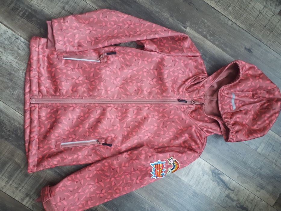 Softshell dziewczęcy r 110/116