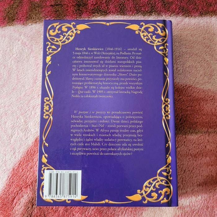 Książka W pustyni i w puszczy, Henryk Sienkiewicz