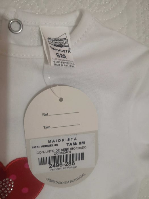 Conjunto menina novo com etiqueta