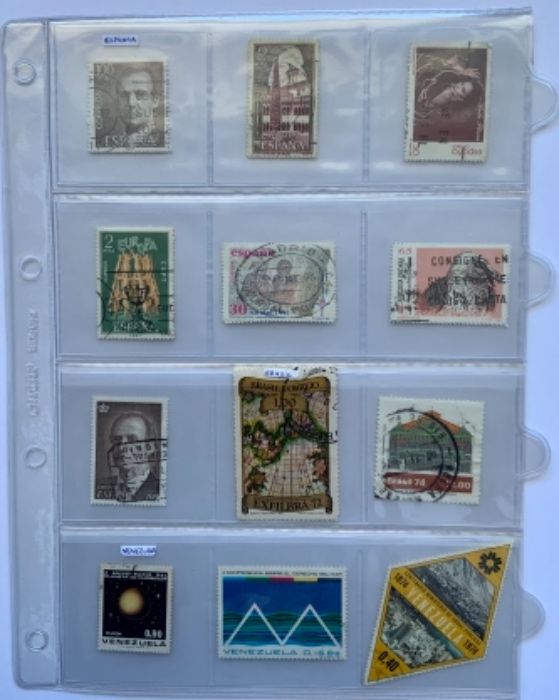 385 selos de 29 países