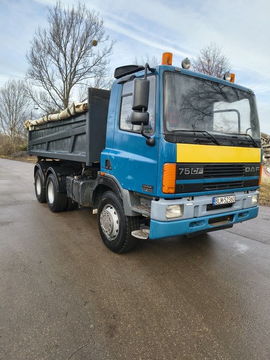 Daf CF 75 6x4 wywrotka hydroburta specjalny krótki zwrotny (  kiper )