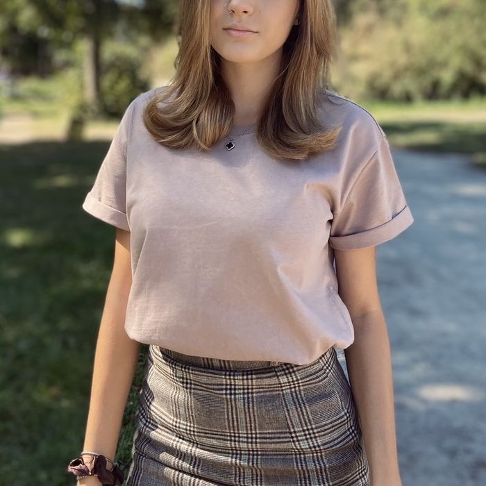 Базова футболка коричнева