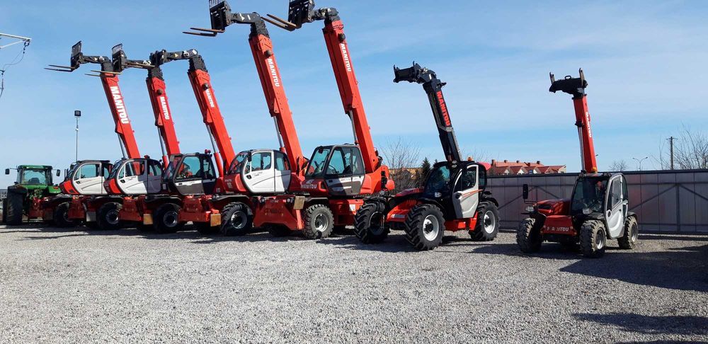 Wynajem ładowareki  Manitou MRT 2150  1850  1640 MT 625 Wózki widłowe