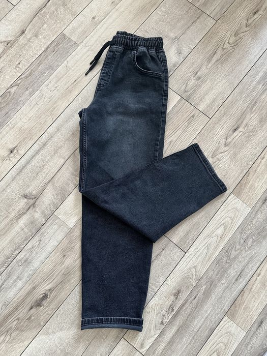 Джинси чорні на резинці