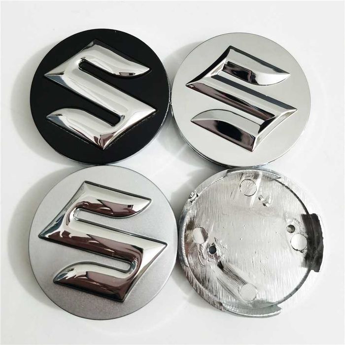 Centros/tampas de jante completos Suzuki com 54, 58 e 60 mm