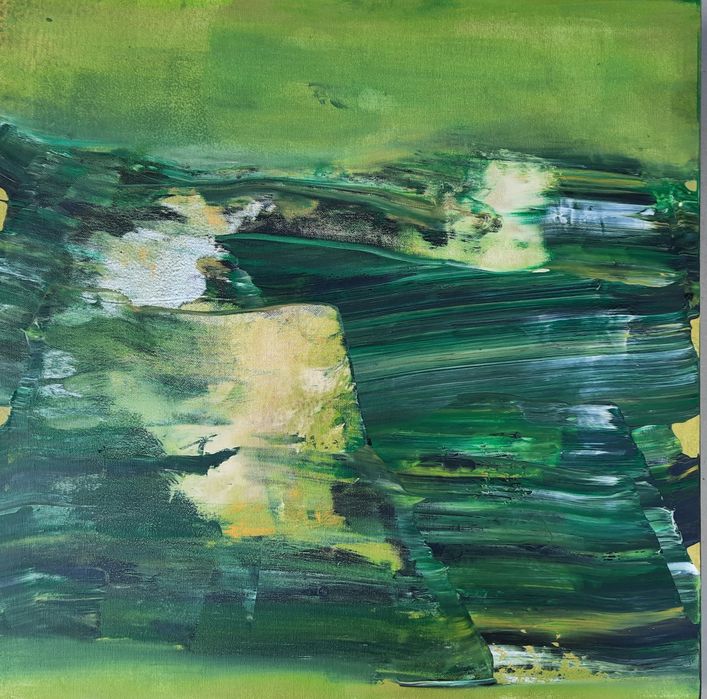 Quadro pintado em acrílico.