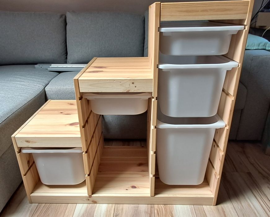 IKEA Trofast z pojemnikami