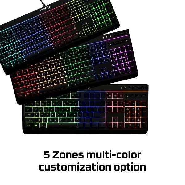 Клавіатура дротова ігрова HyperX Alloy Core RGB Black UA USB Б/У