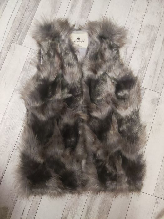 Ciepła kamizelka futerko