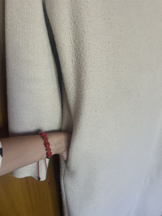 Очень теплое платье. Длинное тёплое платье.