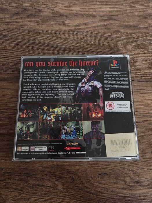 Resident Evil 2 PAL , Stan bardzo dobry