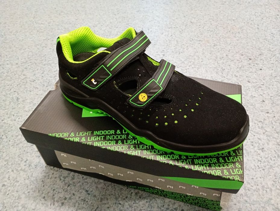 Buty robocze z blachą Halwill mf esd s1ps sr fo sandal