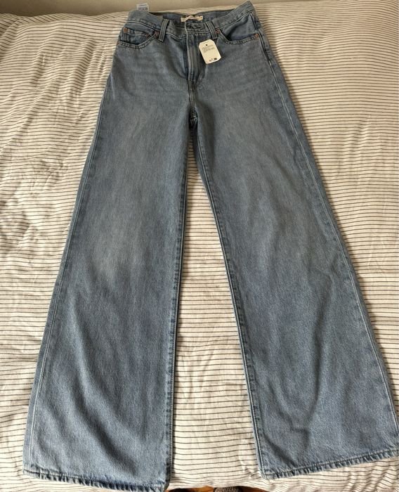 Нові джинси Levi’s, модель RIBCAGE WIDE LEG, розмір 26