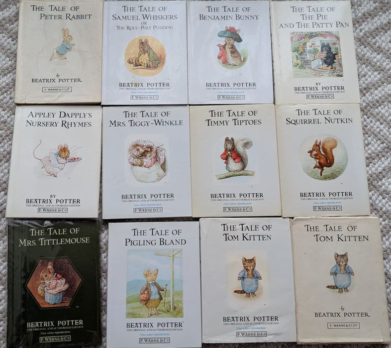 Набор книг Беатрис Поттер детские сказки Beatrix Potter кролик питер