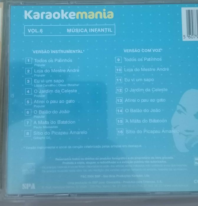 BAIXA DE PREÇO, CDS de karaok em muito bom estado