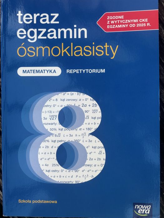 Sprzedam repetytorium z matematyki Teraz egzamin ósmoklasisty
