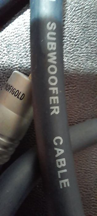 Cabo profigold ara subwoofer  ficha rca