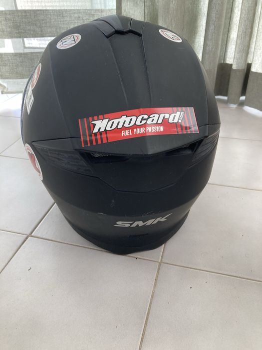Capacete SMK TYPHOON Preto Mate
