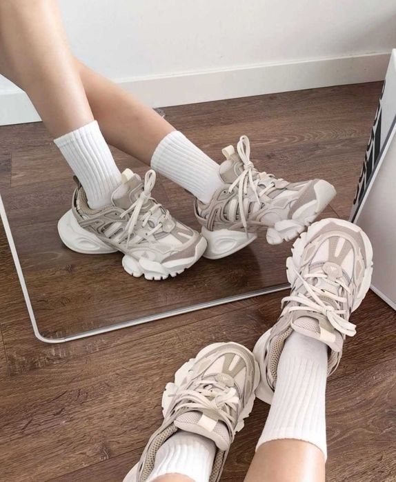 ‼️ БЕЗ ПЕРЕДОПЛАТИ ‼️Кроссовки Женские Adidas Vento XLG Runner Deluxe Beige /Кросівки Жіночі Адідас Венто