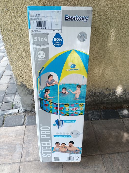 Basen bestway z daszkiem