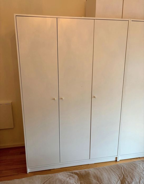 Szafa Ikea Kleppstad biała 117x55x176 bardzo dobry stan