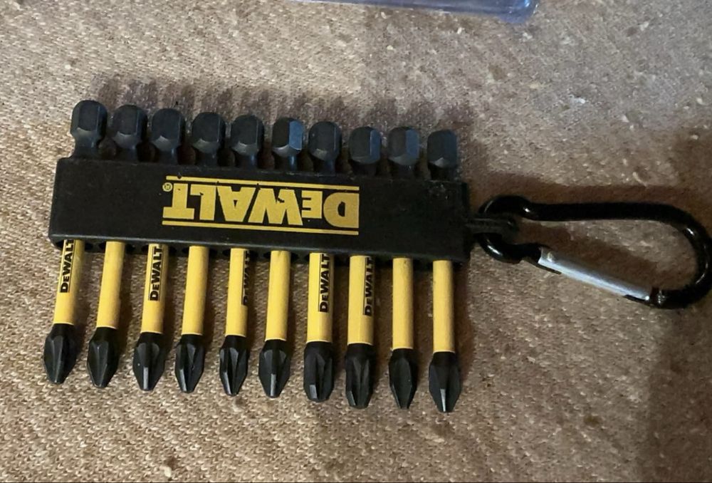 Набор біт хрестова викрутка ударних підсилених довгих dewalt 10шт набо