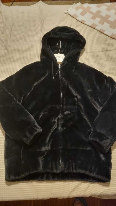 Casaco pêlo preto 44