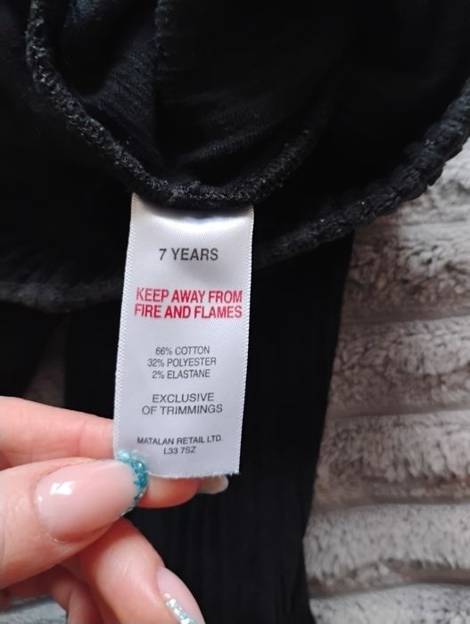 Spodnie dziewczęce dzwony 122