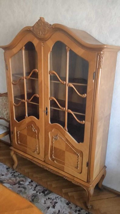 UNIKAT! Kompletna Jadalnia „BOGDANA” 1984 r. – Rumuński Chippendale (12 elementów) – STAN IDEALNY!