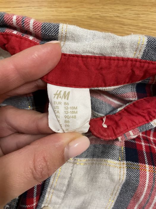Плаття H&M сорочка 86 сукня 12-18