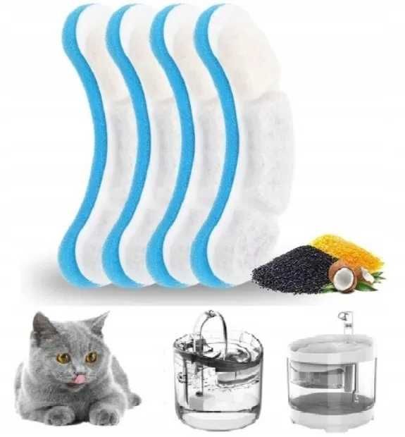 Filtry do poidełka fontanny dla kota 4 szt.