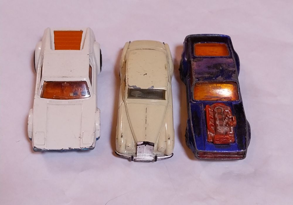 3 miniaturas antigas Matchbox