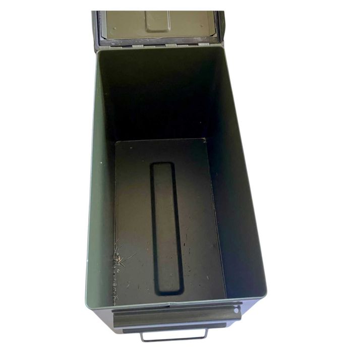 Skrzynka metalowa hermetyczna narzędziowa wojskowa amunicyjna 30x15,5