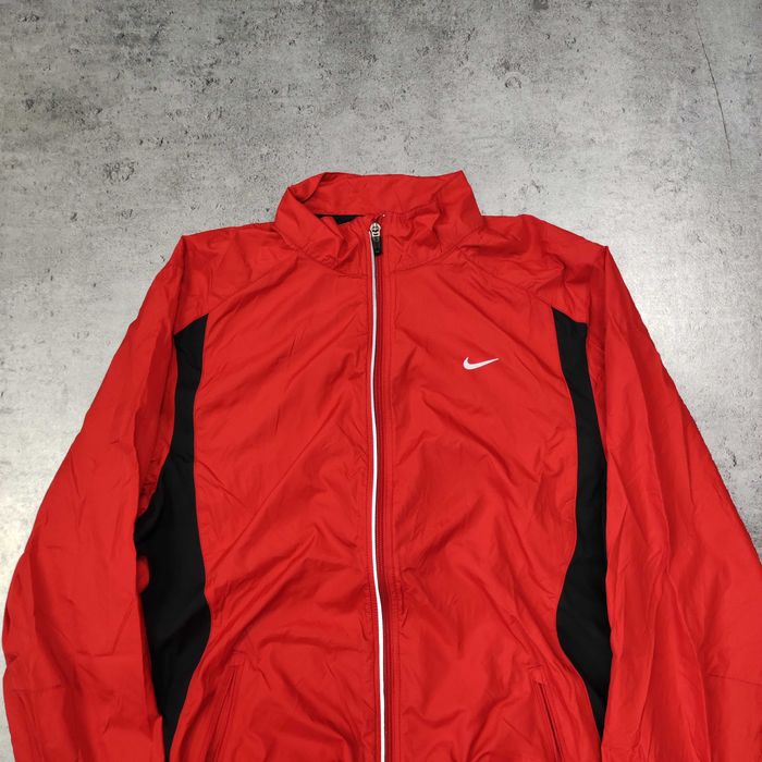 MĘSKA Kurtka Lekka Wiatrówka Rozpinana Bluza Nike Dri-Fit Siateczka