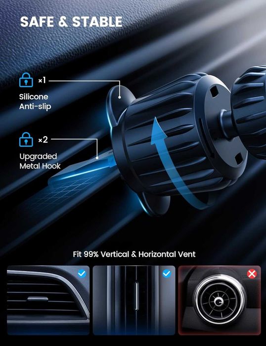 Magnetyczna ładowarka do samochodu Lamicall