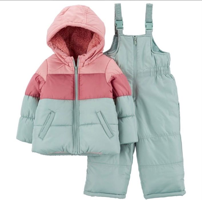 Зимовий Комплект - куртка та напівкомбінезон для дівчинки