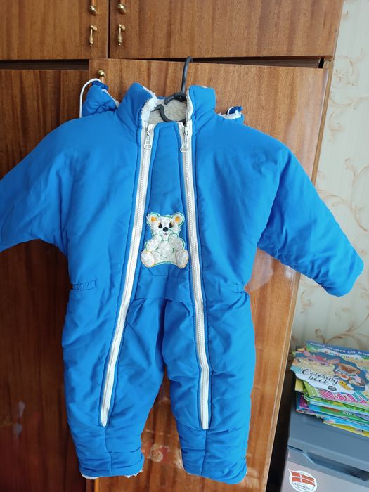 Зимовий комбінезон на овчині, 92 розмір