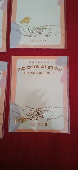 Letras Fio dos Afetos, embaladas