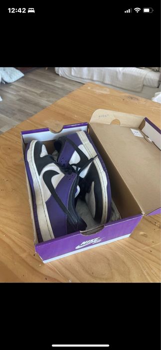 Nike Dunk SB Court Purple tamanho 42,5