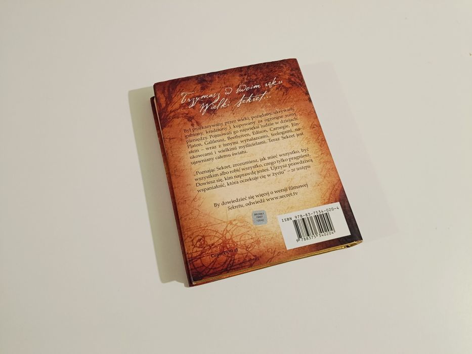 Książka sekret rhonda byrne