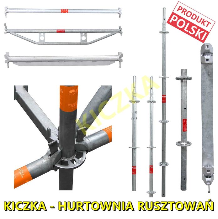 TANIE RUSZTOWANIA Elewacyjne Fasadowe - RUSZTOWANIE 495m2 - Hurtownia