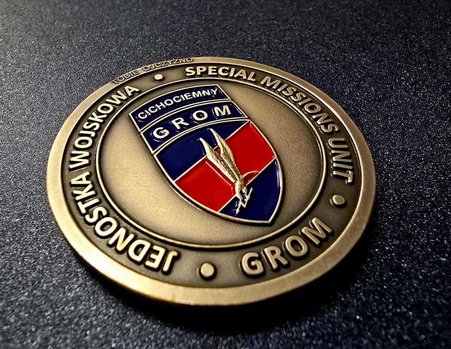 Coin Jednostki Wojskowej GROM 50 mm EOD