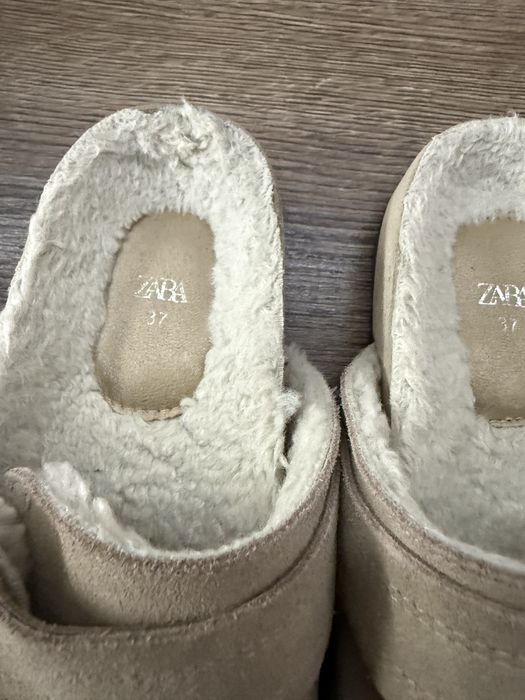 Zara клогі утеплені