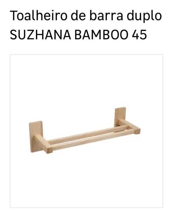 Acessório de wc ou cozinha em bamboo