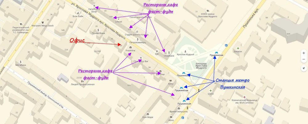 Продається офіс у центрі. Ярослава Мудрого 28