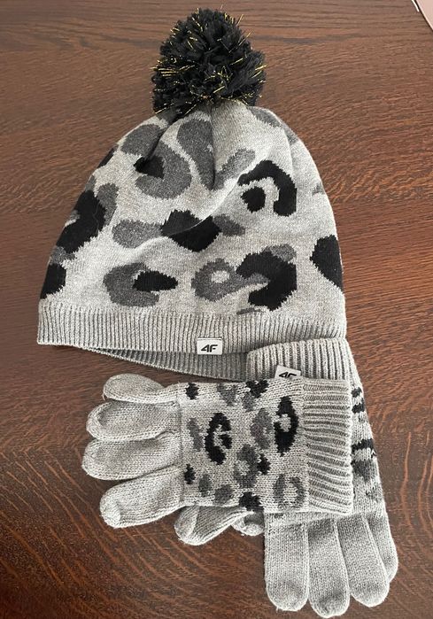 Czapka i rękawiczki 4F