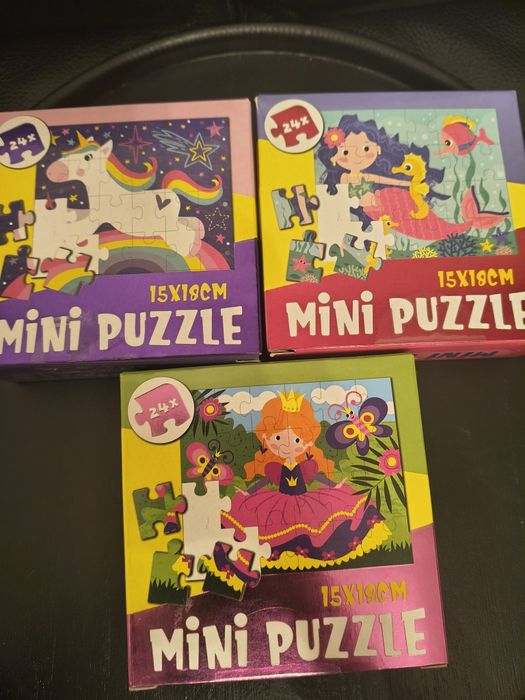 Zestaw minipuzzli