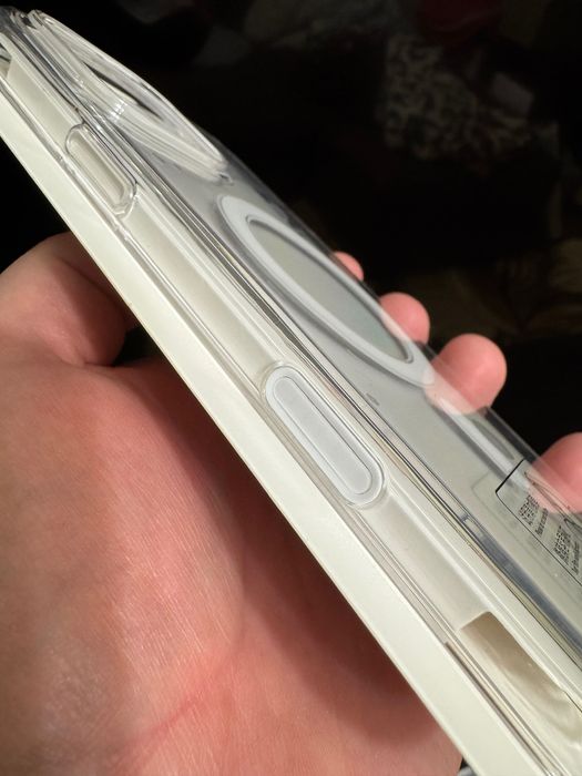 Оригинальный прозрачный чехол Clear Case iPhone Magsafe анимация