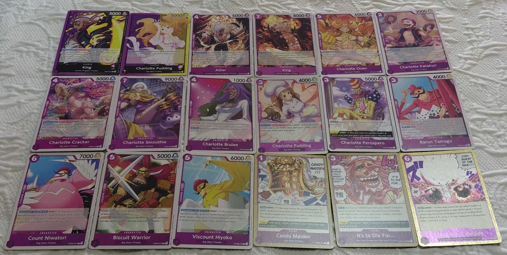 Lote De 82 Cartas One Piece TCG OP08
