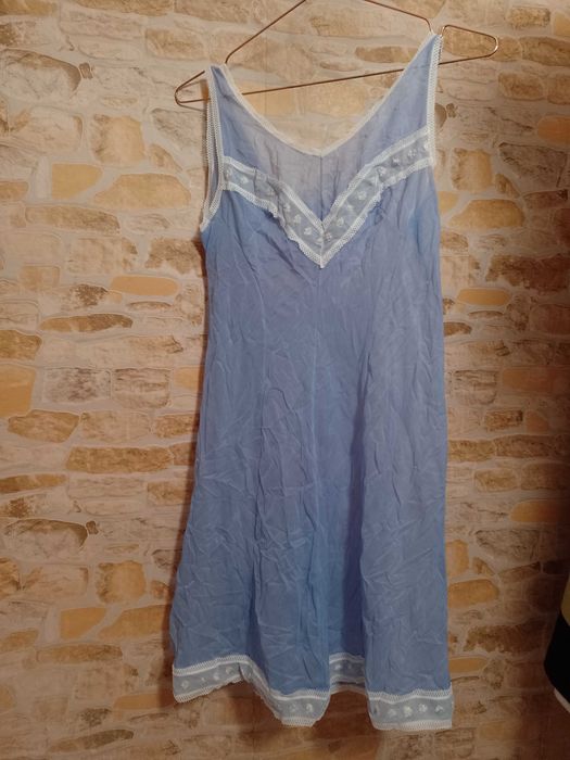 (36/38) (S/M) Bogato zdobiona, niebieska halka z Londynu